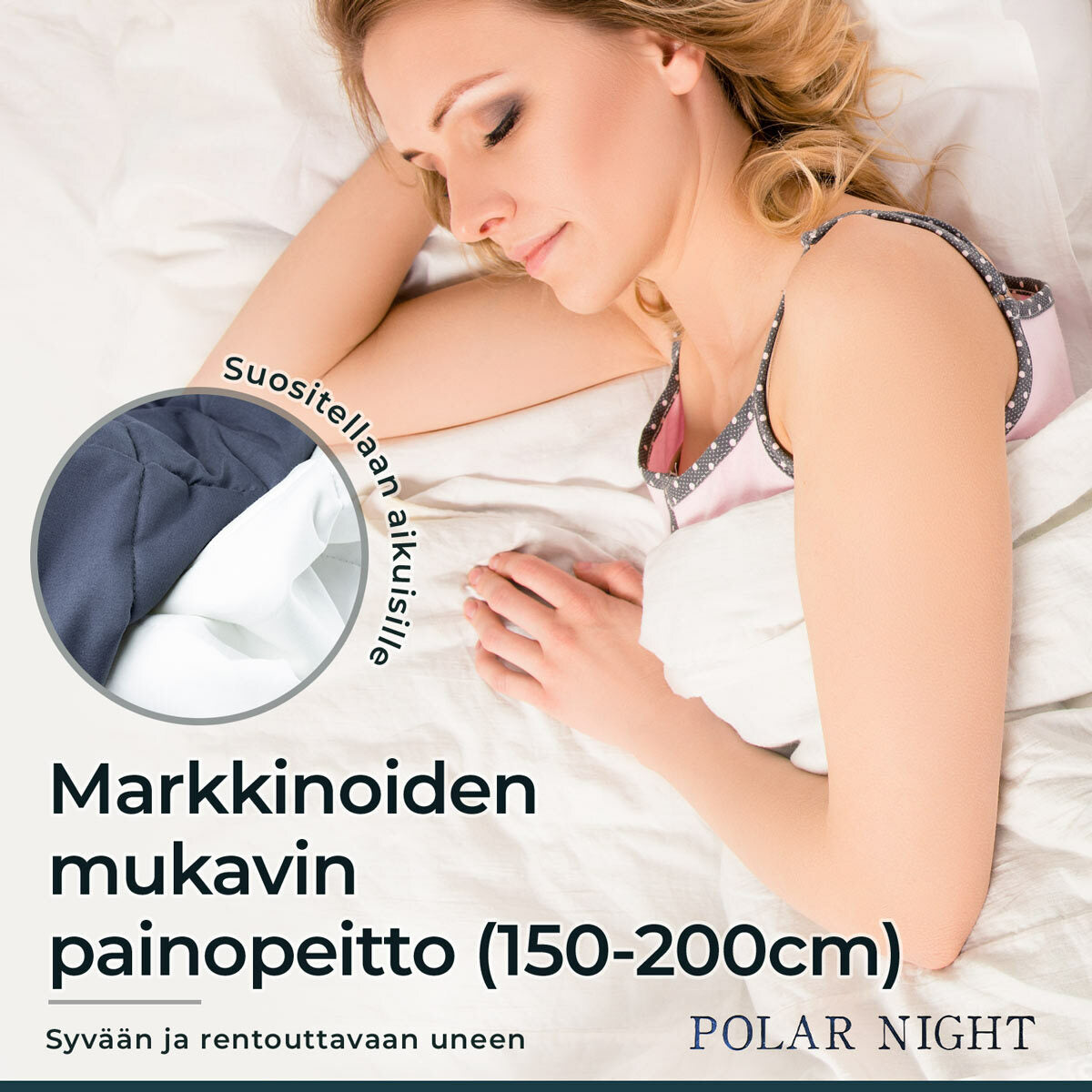Polar Night Weighted Blanket 5-13kg, 150x200cm